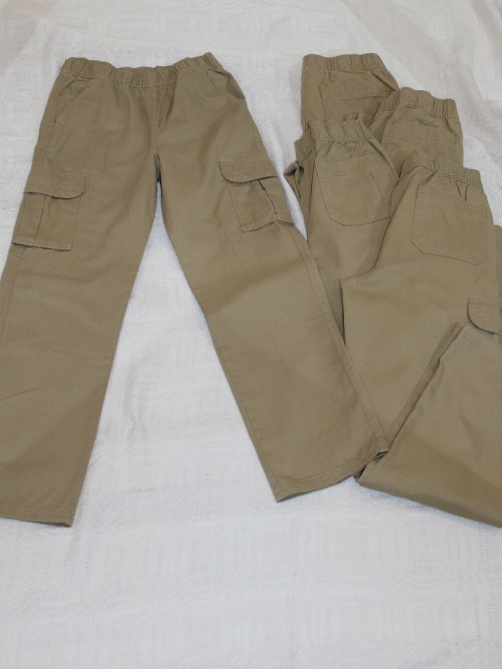 Bundle: (5) Pull On Cargo Pants - Size 12